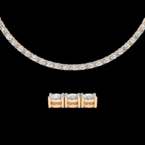 Lab Grown Diamond Tennis Necklace